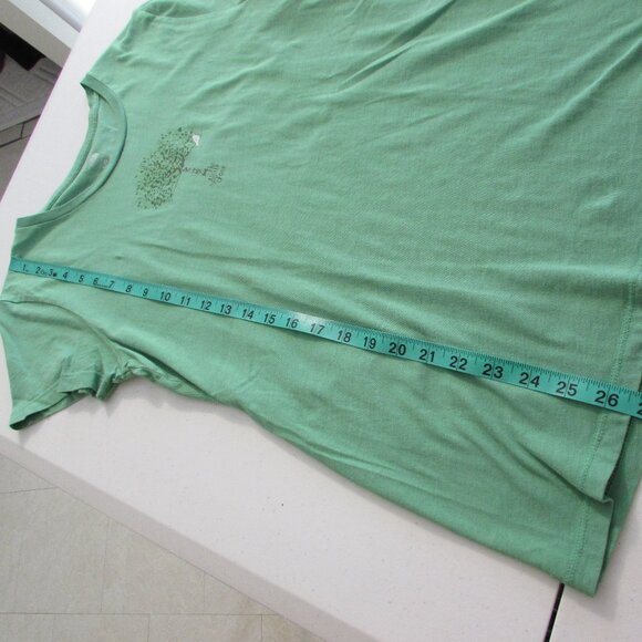 The North Face Green Bird in a Tree Cotton Tee Large - Picture 8 of 9